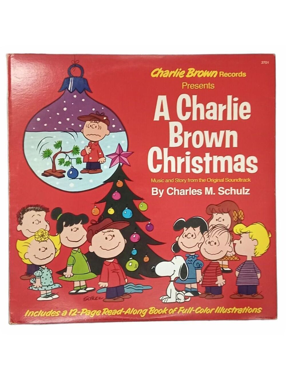 A Charlie Brown Christmas Charles M. Schulz 1977 Read-Along Book VG+